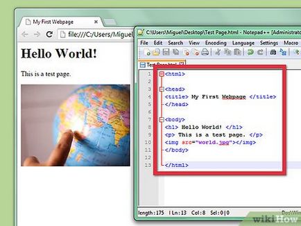 Cum de a crea o pagină web simplă folosind HTML (pagina) Cum de a crea o pagină web folosind HTML simplu