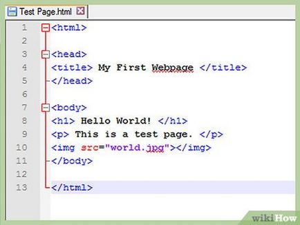 Cum de a crea o pagină web folosind HTML simplu