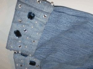 Cum de a decora pantaloni scurti din denim