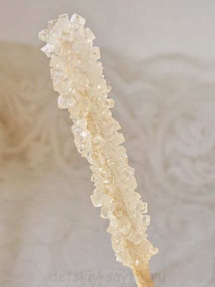 Cum să crească cristale de zahăr la domiciliu, copii saytik