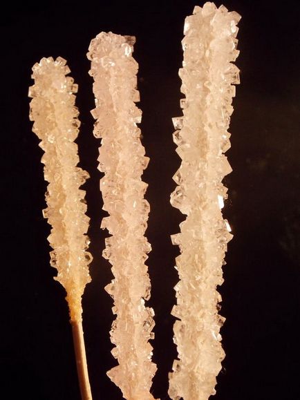 Cum să crească cristale de zahăr la domiciliu, copii saytik