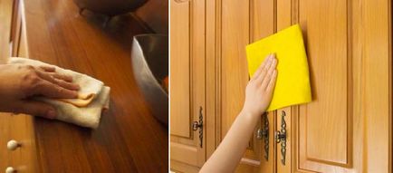 Cum se deduce petele de mobilier de bucătărie
