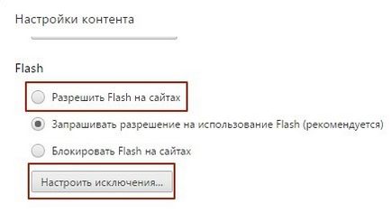 Cum se activează flash player în browser-ul Chrome