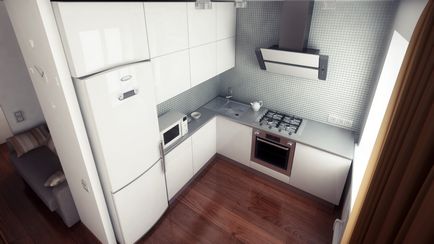 Cum de a construi un frigider convențional în bucătărie