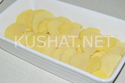 gratinat de cartofi cu brânză în cuptor