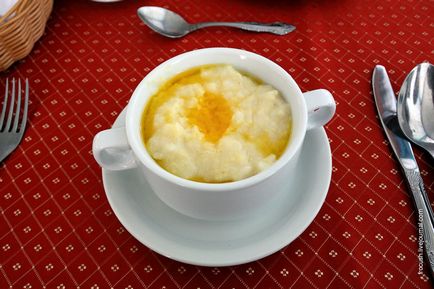 Porridge pe rețete de lapte
