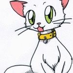 Frumoase poze pisica anime (desene in creion), site-ul „halbă“ (site-ul) Frumoase poze pisica anime (desene in creion), site-ul „halbă“
