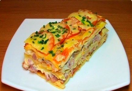 Lasagna cu carne - reteta dreapta - cum se pregătească repede