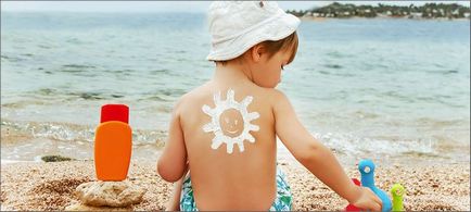 Cel mai bun de protecție solară pentru copii modul de a alege și aplica