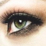 Machiaj pentru ochii verzi - seara make-up pentru ochi verzi
