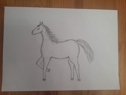 Master class „Desenul unui cal în etape pentru copiii din grupa pregătitoare“