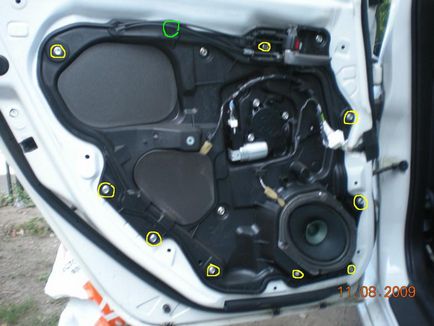 Mazda 3 (bk) demontarea ușii - DIY