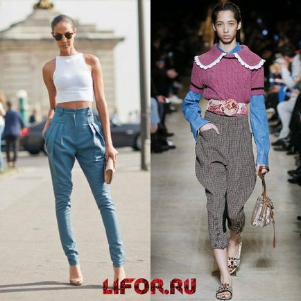 Moda în 2017 pantaloni imaginat modele și lupte feminine, ceea ce poarta