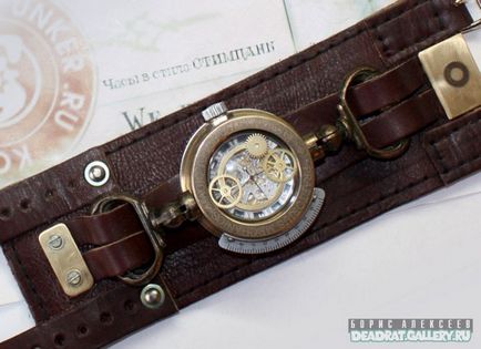 Wristwatches cu mâinile lor fac Steampunk