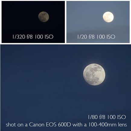 Câteva sfaturi simple cu privire la modul de a face fotografii ale lunii