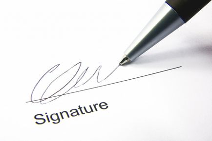 Efectuarea de semnături în documente - articole despre arhive, gestionarea documentelor, evidență -