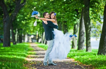 Efectuarea de nunta albastru
