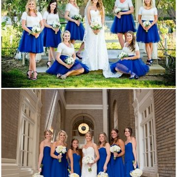 Efectuarea de nunta albastru - idei cu fotografii