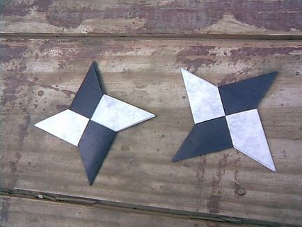 Origami shuriken 4 și 8 final - circuit și o clasă de master cu video