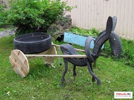 Donkey de anvelope vechi