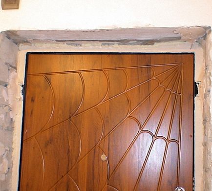 Pantă de pe ușă, cu propriile sale mâini, portal de construcție