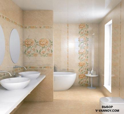 Dale pentru baie - 100 fotografie design interior realist