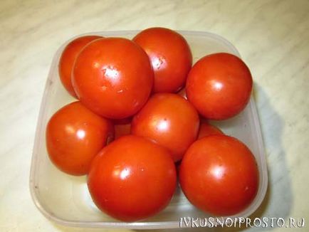 Tomate în pachet - un pas cu pas reteta cu fotografii, și delicioase și simplu