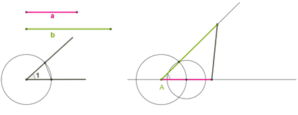 Construcția triunghiului din cele trei elemente