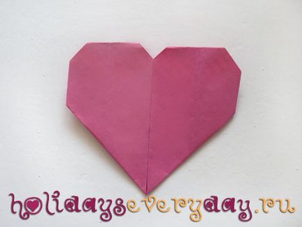 Easy Origami Heart (schema), în fiecare zi o sărbătoare