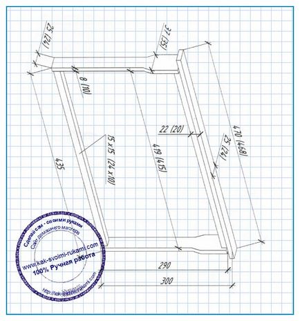 stupi Frame - cu propriile lor mâini (desene foto), cu propriile sale mâini - cum să facă cel mai mult