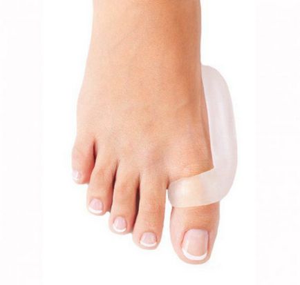 Divizoare pentru degetele de la picioare ortopedice de silicon, gel, tesatura