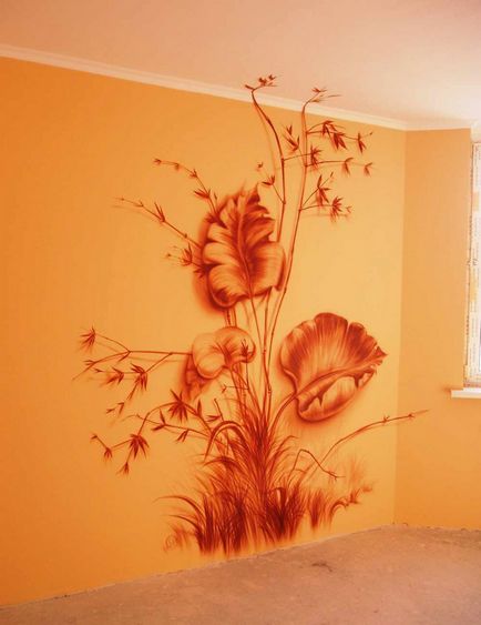 Pictura pe perete în interior