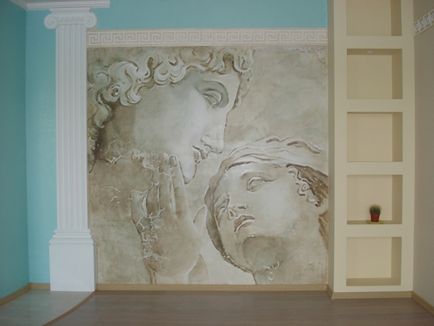 Pictura pe perete în interior