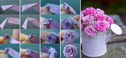 Trandafiri dintr-un material cu mâinile diriginte fotografia