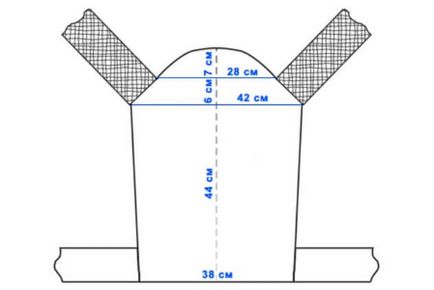 Sling cu mâinile cum se coase pe modelul