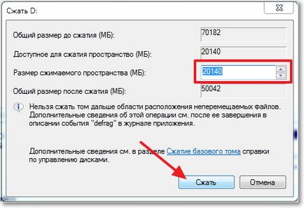 Creați o partiție de pe instrumentul de hard disk standard, în Windows 7, calculator tips