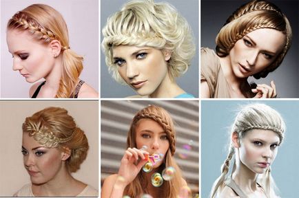 Coafuri pentru impletituri - opțiuni pentru păr de lungimi diferite, exemple de fotografii și video