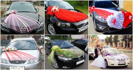decor de nunta pe masina - idei de design auto