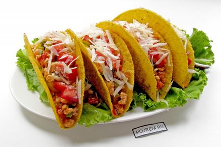 Tacos - un pas cu pas reteta pentru modul de a găti cu fotografii