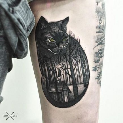 tatuaj Cat pentru femei 100 cele mai frumoase opțiuni pentru a fotografia