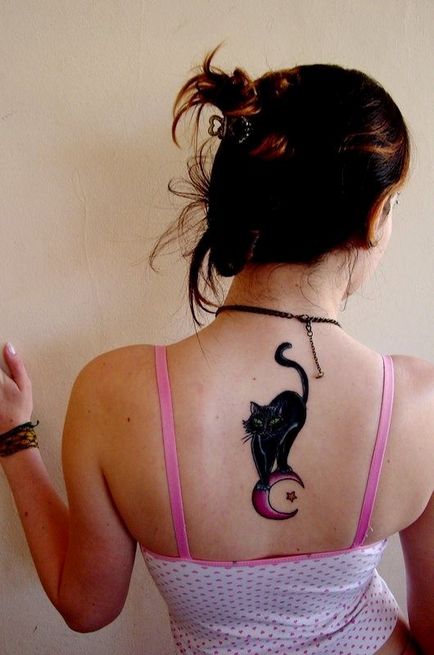 tatuaj Cat pentru femei 100 cele mai frumoase opțiuni pentru a fotografia
