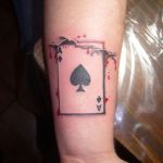 Ace de pică tatuaj care înseamnă fotografii și schițe de cele mai bune