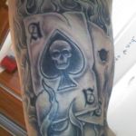 Ace de pică tatuaj care înseamnă fotografii și schițe de cele mai bune