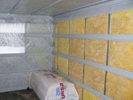 De stabilire a izolației termice pe pereți, podeaua și tavanul