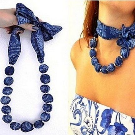 Ornamente din stofa cu mâinile lor flori la rochie și clasa de master despre meserii decorative (pe gat) Ornamente din stofa cu flori mâinile lor la clasa rochie și maestru despre meserii decorative