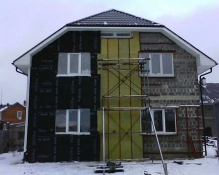 Încălzirea casa de beton celular la exterior - ceea ce și cum de a izola pereții blocurilor