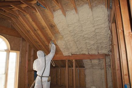 Izolarea termică a plafonului într-o casă privată, cu propriile sale mâini de pe acoperiș rece este cald, cu atât mai bine din interior,