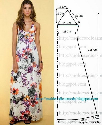 Model de rochie de vară - lung și scurt