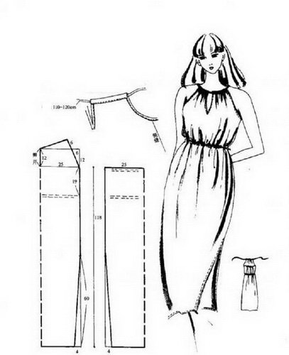 Model de rochie de vară - lung și scurt