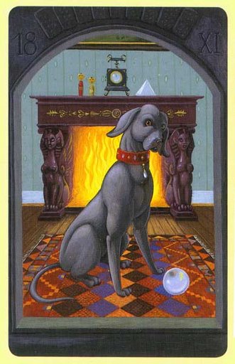 Astarte - divinație - carduri Lenormand - Dog carte